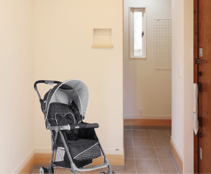 ベビーカーもラクラクシューズインクローク