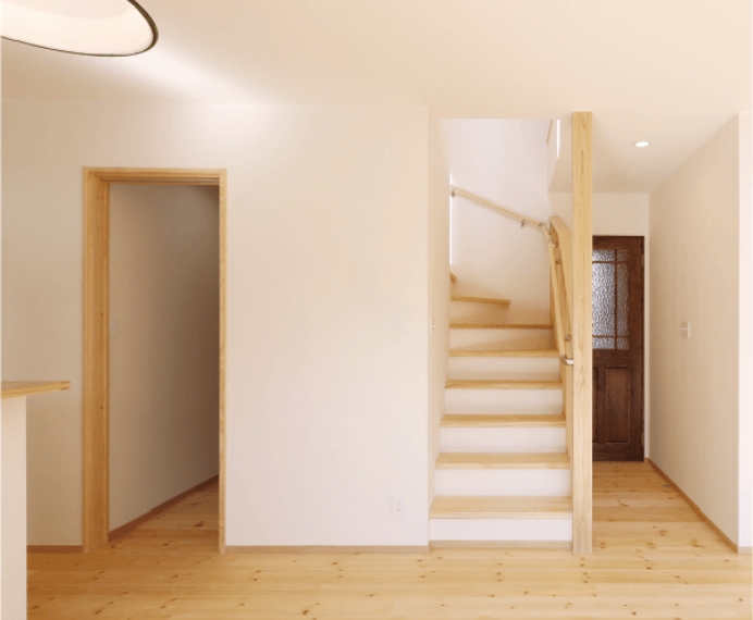 家族が集まるリビング階段