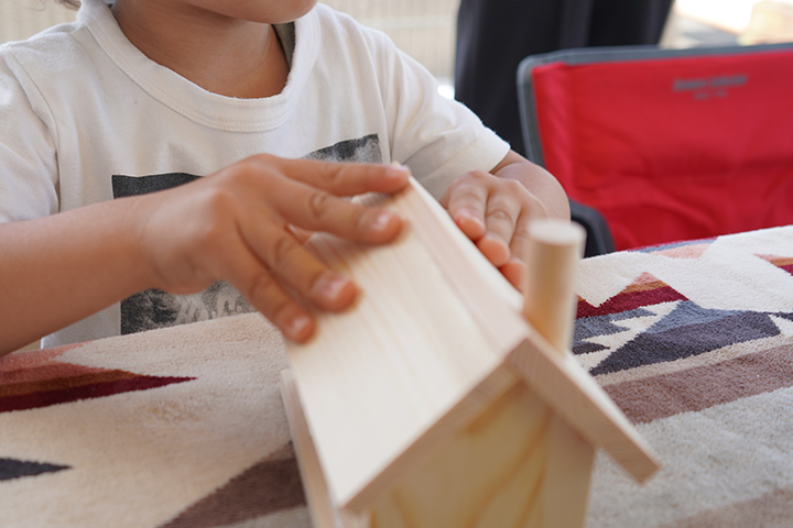 お家貯金箱制作