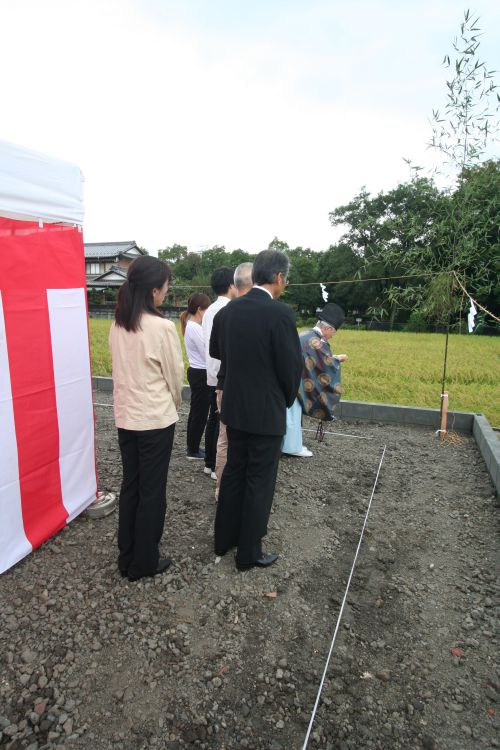 サムラホーム佐村建設大垣市地鎮祭新築工事