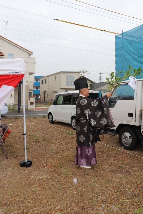 サムラホーム佐村建設新築地鎮祭岐阜市工務店お家づくり