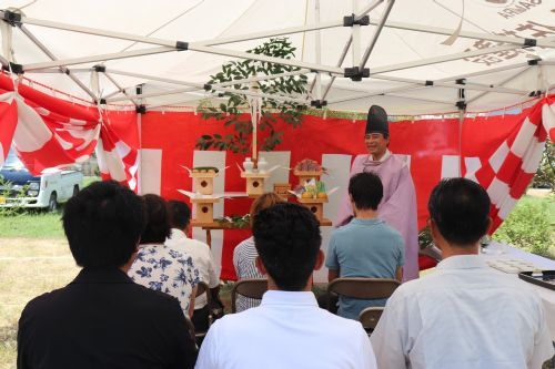 サムラホーム佐村建設地鎮祭新築工務店岐阜市お家づくり