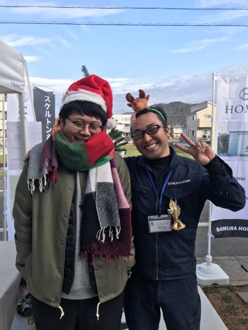 サムラホーム佐村建設スタッフクリスマス完成見学会イベント