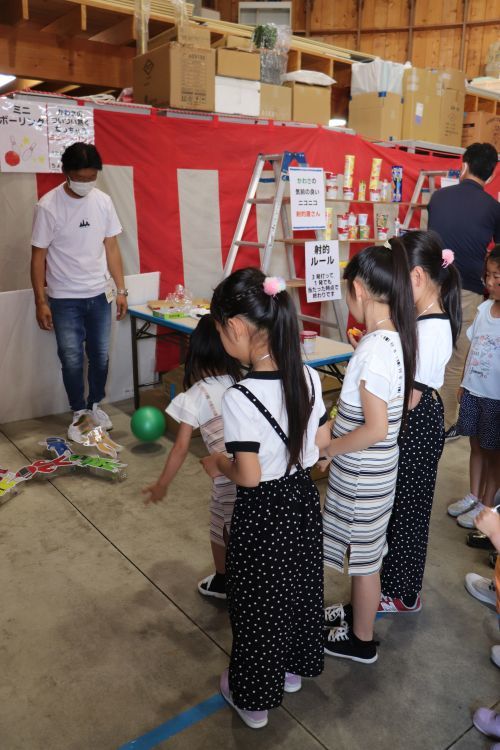 佐村建設サムラホーム山県市工務店サムフェス2019ミニボーリングゲームコーナー