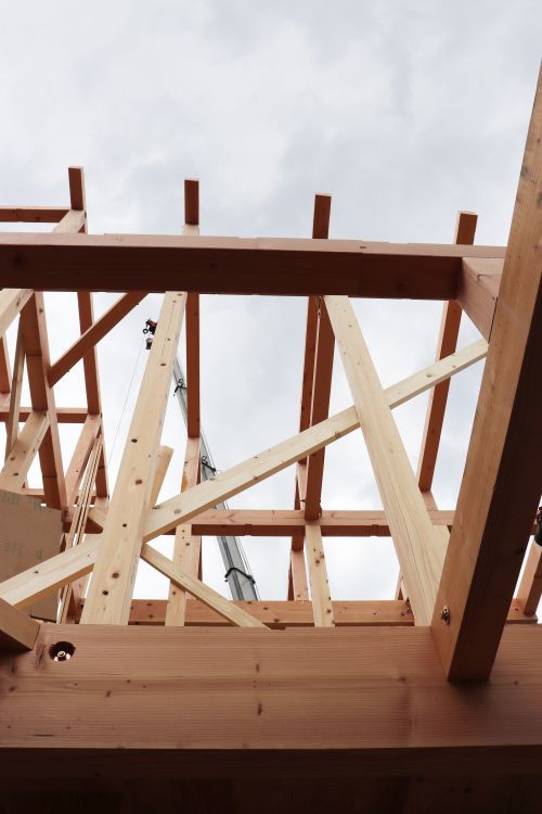 佐村建設サムラホーム山県市工務店自由設計注文住宅上棟家づくり