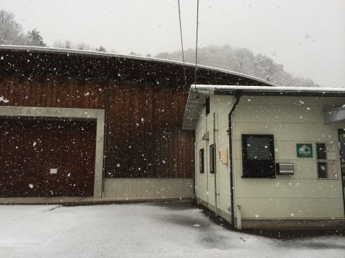 サムラホーム佐村建設事務所雪化粧