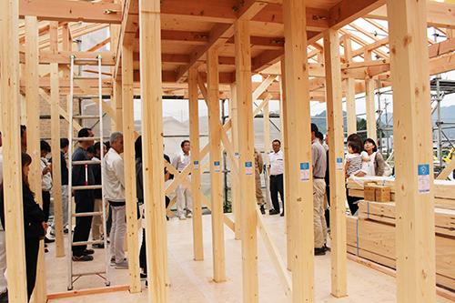 佐村建設サムラホーム上棟上棟式大工さん